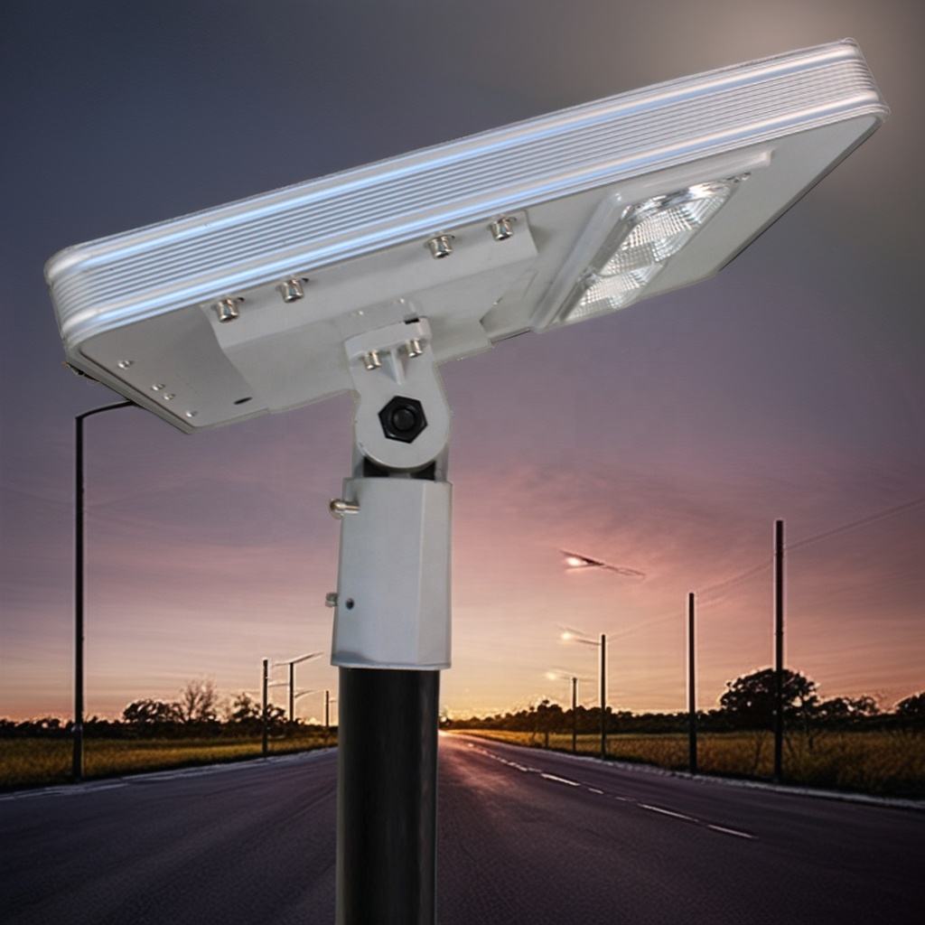 200W Smart Solar Street Light SX-LD0200-YT by SunXuan | 6000 Lumen Outdoor Road Lighting